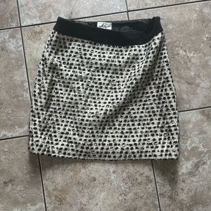 Milly New York Designer Tweed Mini Skirt US 0